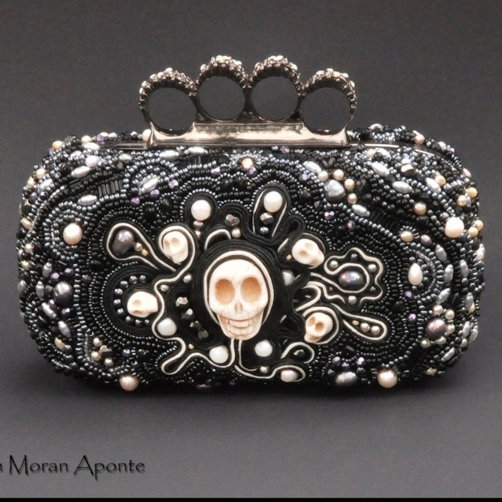 Handsewn Knuckleduster Clutch/Handbag